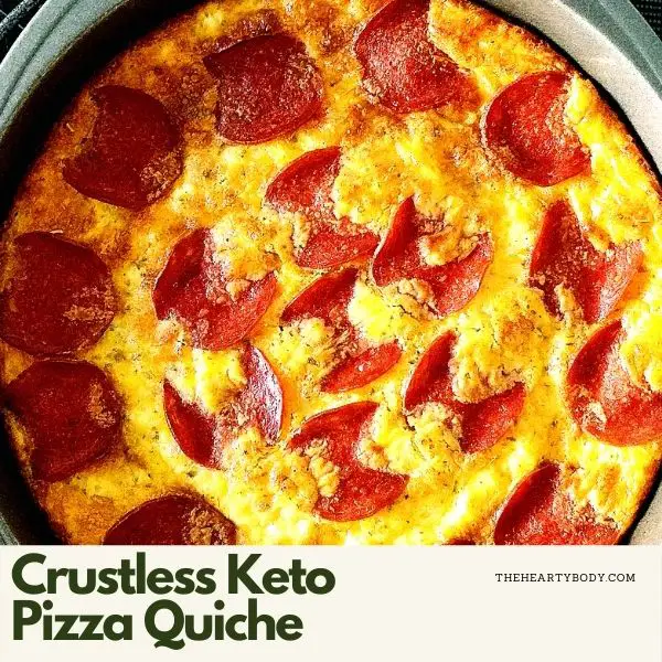 Crustless Keto Pizza Quiche