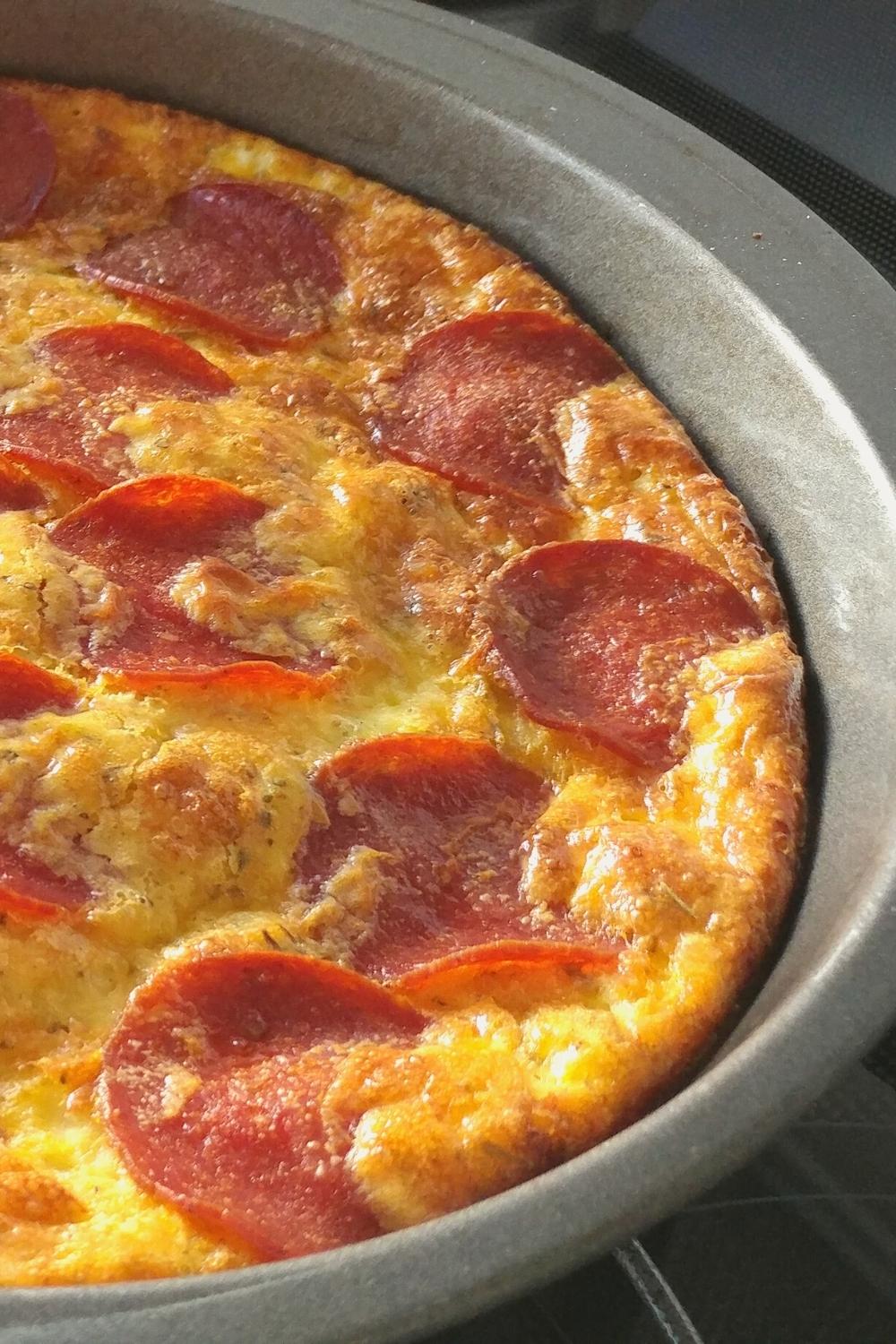 Crustless Keto Pizza Quiche Recipe TheHeartyBody