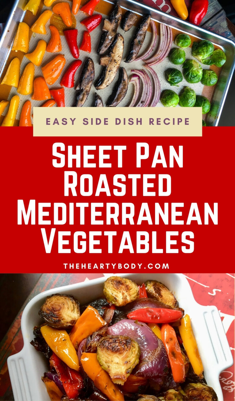 Sheet Pan Oven Roasted Mediterranean Vegetables Recipe - TheHeartyBody