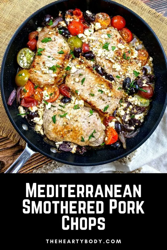 Mediterranean Smothered Pork Chops One Skillet Recipe