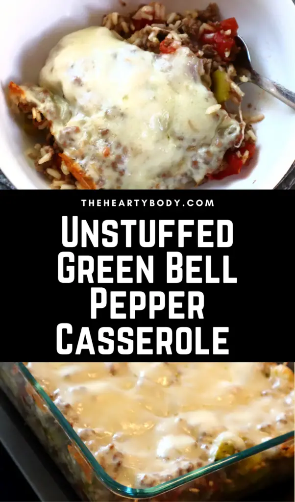 Unstuffed Green Bell Pepper Casserole Recipe