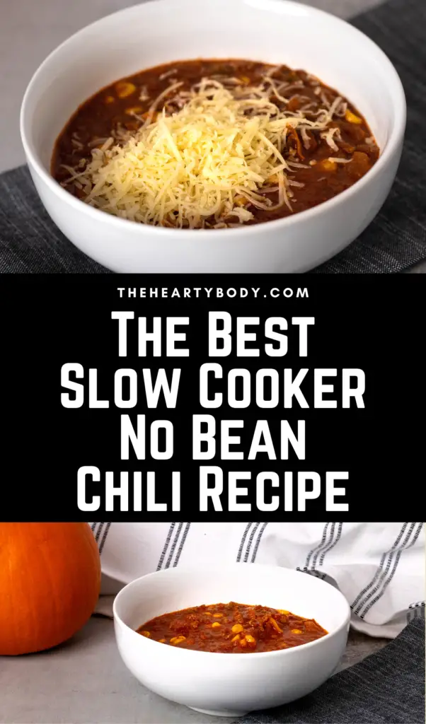 The Best Slow Cooker No Bean Chili Recipe